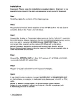 Preview for 5 page of NTI SVCV-DVI-FOSC User Manual