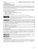 Preview for 3 page of NTI Tft60 - 399 Installation And Operation Instructions Manual