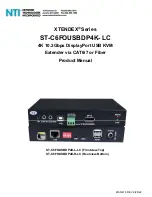 NTI XTENDEX ST-C6FOUSBDP4K- LC Product Manual preview