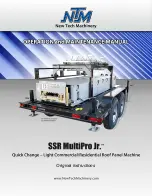 Preview for 1 page of NTM SSR multiPro Jr Operation And Maintenance Manual