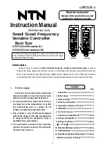 NTN K-ECF25 Instruction Manual предпросмотр