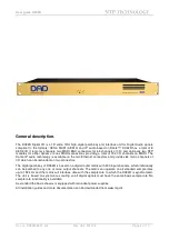 Preview for 4 page of NTP Technology DX32R Installation Manual