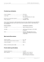 Preview for 10 page of NTP Technology DX32R Installation Manual