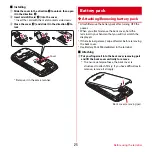 Предварительный просмотр 27 страницы NTT docomo Arrows Me F-11D Instruction Manual