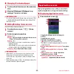 Предварительный просмотр 45 страницы NTT docomo Arrows Me F-11D Instruction Manual