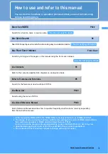 Preview for 3 page of NTT docomo FOMA D703i User Manual