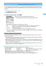 Preview for 43 page of NTT docomo FOMA D703i User Manual