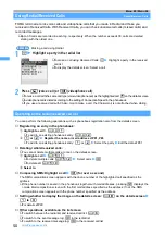 Preview for 52 page of NTT docomo FOMA D703i User Manual