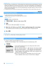 Preview for 72 page of NTT docomo FOMA D703i User Manual