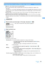 Preview for 83 page of NTT docomo FOMA D703i User Manual