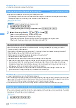 Preview for 116 page of NTT docomo FOMA D703i User Manual