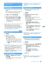 Preview for 169 page of NTT docomo FOMA D703i User Manual