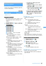 Preview for 179 page of NTT docomo FOMA D703i User Manual