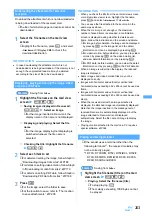 Preview for 205 page of NTT docomo FOMA D703i User Manual