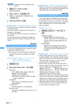 Preview for 222 page of NTT docomo FOMA D703i User Manual