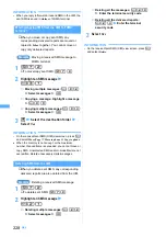 Preview for 230 page of NTT docomo FOMA D703i User Manual