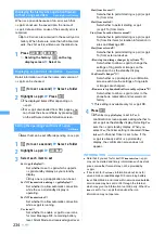 Preview for 236 page of NTT docomo FOMA D703i User Manual