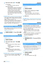 Preview for 252 page of NTT docomo FOMA D703i User Manual