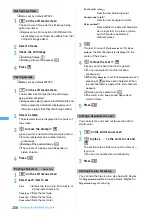 Preview for 258 page of NTT docomo FOMA D703i User Manual