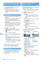 Preview for 260 page of NTT docomo FOMA D703i User Manual