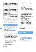 Preview for 262 page of NTT docomo FOMA D703i User Manual