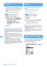 Preview for 274 page of NTT docomo FOMA D703i User Manual