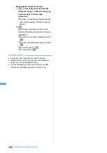 Preview for 286 page of NTT docomo FOMA D703i User Manual