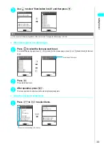 Preview for 36 page of NTT docomo FOMA N700? Manual