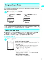 Preview for 46 page of NTT docomo FOMA N700? Manual