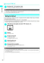 Preview for 47 page of NTT docomo FOMA N700? Manual