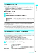 Preview for 48 page of NTT docomo FOMA N700? Manual