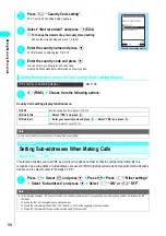 Preview for 61 page of NTT docomo FOMA N700? Manual