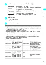 Preview for 66 page of NTT docomo FOMA N700? Manual