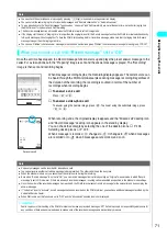 Preview for 74 page of NTT docomo FOMA N700? Manual