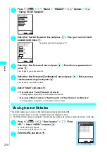 Preview for 217 page of NTT docomo FOMA N700? Manual