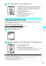 Preview for 226 page of NTT docomo FOMA N700? Manual