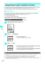 Preview for 227 page of NTT docomo FOMA N700? Manual