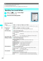 Preview for 229 page of NTT docomo FOMA N700? Manual