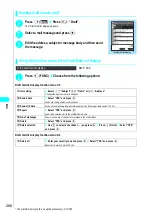 Preview for 269 page of NTT docomo FOMA N700? Manual