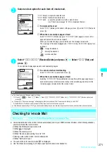 Preview for 274 page of NTT docomo FOMA N700? Manual