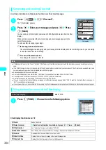 Preview for 307 page of NTT docomo FOMA N700? Manual