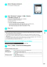 Preview for 310 page of NTT docomo FOMA N700? Manual