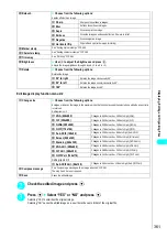 Preview for 364 page of NTT docomo FOMA N700? Manual