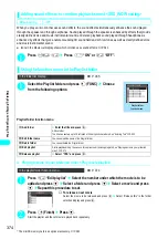 Preview for 377 page of NTT docomo FOMA N700? Manual