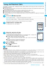 Предварительный просмотр 73 страницы NTT docomo FOMA N702iS Manual