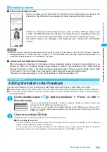 Предварительный просмотр 103 страницы NTT docomo FOMA N702iS Manual