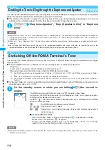 Предварительный просмотр 120 страницы NTT docomo FOMA N702iS Manual