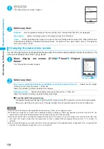 Предварительный просмотр 128 страницы NTT docomo FOMA N702iS Manual