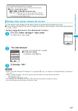 Предварительный просмотр 139 страницы NTT docomo FOMA N702iS Manual