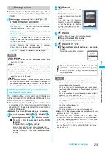 Предварительный просмотр 215 страницы NTT docomo FOMA N702iS Manual